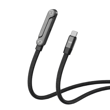 ⚡ 240W Foldable Dual Type-C Fast Charging Cable with Adjustable Stand – Super Fast Data Cable with Built-in Phone Holder 📱🔋