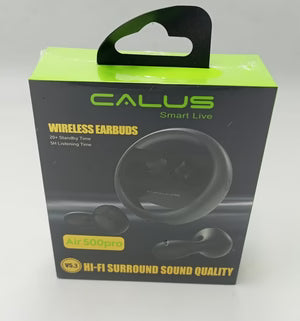 Calus Air 500 TWS True Wireless Bluetooth Earbuds – Dual Mode Smart Sound, IPX5 Waterproof, Touch Control, Powerful Bass & Clear Calls
